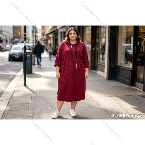 Elegante Jogginghose mit Gürtel, Damengröße Oversize (42/44/46, Einheitsgröße), italienische Mode, IM4260310