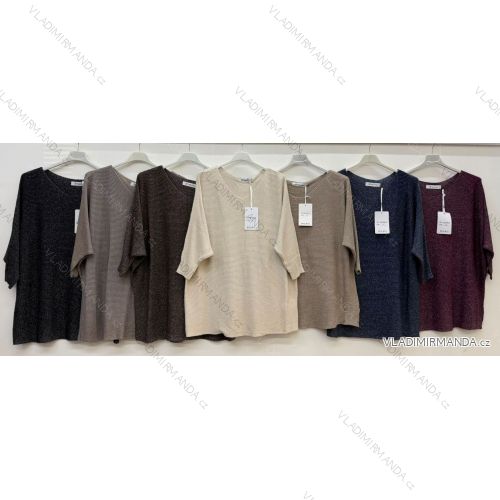 Elegante Jogginghose mit Gürtel, Damengröße Oversize (42/44/46, Einheitsgröße), italienische Mode, IM4260310