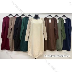 Elegante Jogginghose mit Gürtel, Damengröße Oversize (42/44/46, Einheitsgröße), italienische Mode, IM4260310