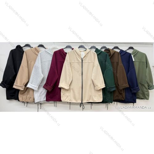 Elegante Jogginghose mit Gürtel, Damengröße Oversize (42/44/46, Einheitsgröße), italienische Mode, IM4260310