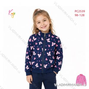 Sweatshirt mit Reißverschluss für Kinder, Kleinkinder, Mädchen und Jungen (80110) KUGO FM7060