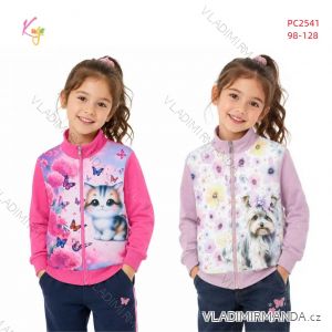 Sweatshirt mit Reißverschluss für Kinder, Kleinkinder, Mädchen und Jungen (80110) KUGO FM7060