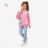 Sweatshirt mit Reißverschluss für Kinder, Kleinkinder, Mädchen und Jungen (80110) KUGO FM7060