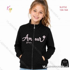 Sweatshirt mit Reißverschluss für Kinder, Kleinkinder, Mädchen und Jungen (80110) KUGO FM7060