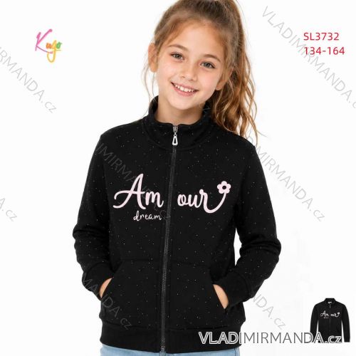 Sweatshirt mit Reißverschluss für Kinder, Kleinkinder, Mädchen und Jungen (80110) KUGO FM7060