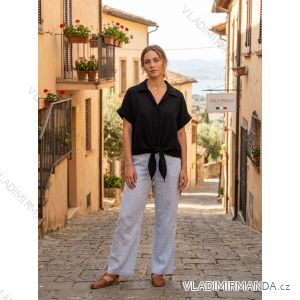 Damen-Sommer-Spitzen-Kurzarm-Boho-Kleid (Einheitsgröße S/M) ITALIAN FASHION IMC260150/DUR