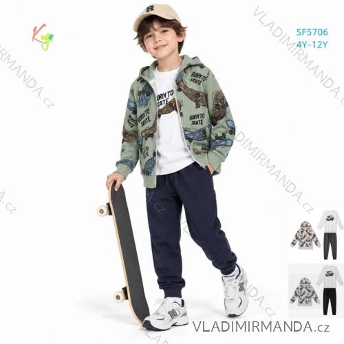 Sweatshirt mit Reißverschluss für Kinder, Kleinkinder, Mädchen und Jungen (80110) KUGO FM7060