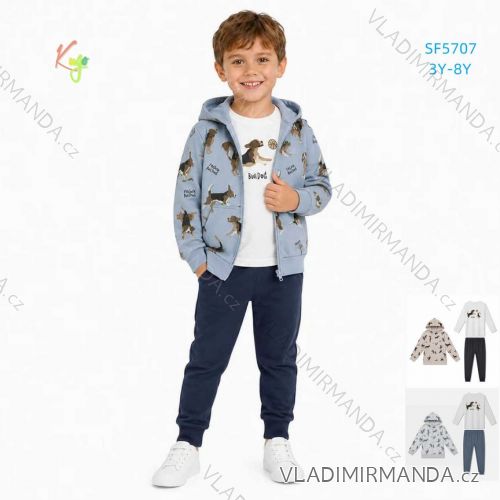 Sweatshirt mit Reißverschluss für Kinder, Kleinkinder, Mädchen und Jungen (80110) KUGO FM7060