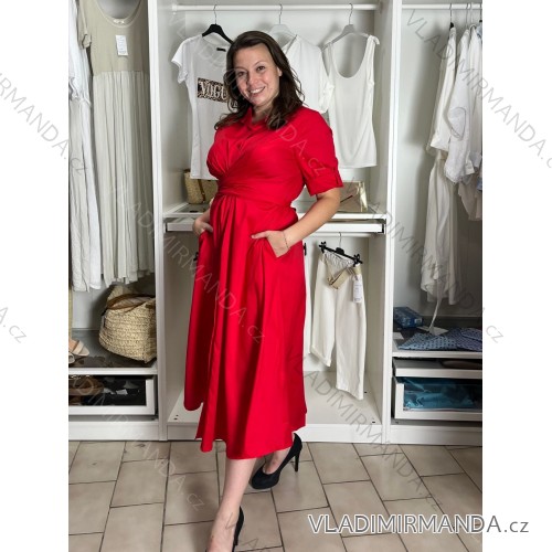 Langes ärmelloses Sommerkleid für Damen KLEO (Einheitsgröße S/M) ITALIAN FASHION IMSM2600018