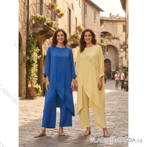 Kleid mit Knöpfen und geknöpften Damen (uni s-m) ITALIAN FASHION IM2203948