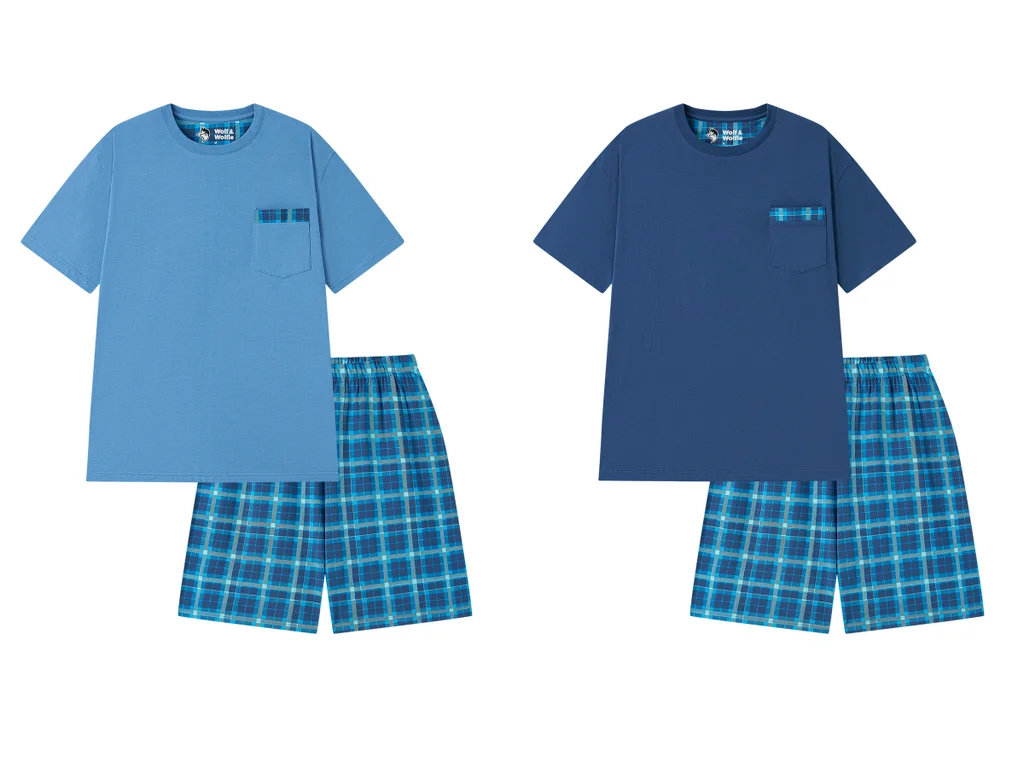 Damen-Kurzpyjama, Oversize (S-2XL) WOLF D2635