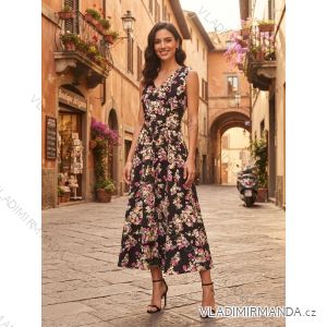Damen 3/4 Langarm-Hemdkleid (XS/S/M Einheitsgröße) ITALIAN FASHION IMD25030