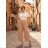Damen Warmes Langarmkleid (L / XL ONE SIZE) ITALIAN FASHION IM421MIA