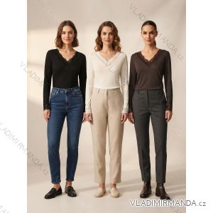 Langarm-T-Shirt für Damen (S/M EINHEITSGRÖSSE) ITALIAN FASHION IMPDY23HH2321/LS16577