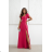 Damen (34-38) POLISH FASHION PMLWD24AMELIA Trägerloses langes Partykleid mit Pailletten růžová fuchsiová 