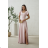 Damen (34-38) POLISH FASHION PMLWD24AMELIA Trägerloses langes Partykleid mit Pailletten Rose alte Rose 48