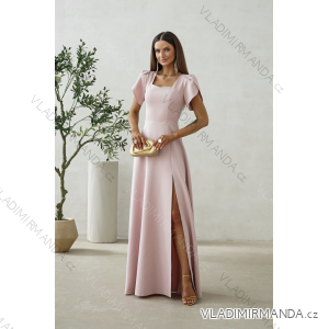 Damen (34-38) POLISH FASHION PMLWD24AMELIA Trägerloses langes Partykleid mit Pailletten