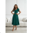 Damen (34-38) POLISH FASHION PMLWD24AMELIA Trägerloses langes Partykleid mit Pailletten zelená tmavá 38