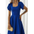 Damen (34-38) POLISH FASHION PMLWD24AMELIA Trägerloses langes Partykleid mit Pailletten Königsblau 48
