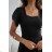 Damen (34-38) POLISH FASHION PMLWD24AMELIA Trägerloses langes Partykleid mit Pailletten schwarz 48