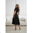 Damen (34-38) POLISH FASHION PMLWD24AMELIA Trägerloses langes Partykleid mit Pailletten schwarz 48