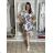 Kurzes Sommerkleid für Damen mit Trägern (S/M EINHEITSGRÖSSE) ITALIAN FASHION IMPBB24B22578