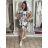 Kurzes Sommerkleid für Damen mit Trägern (S/M EINHEITSGRÖSSE) ITALIAN FASHION IMPBB24B22578