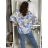 Kurzes Sommerkleid für Damen mit Trägern (S/M EINHEITSGRÖSSE) ITALIAN FASHION IMPBB24B22578 46/48/50 weiß