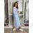 Kurzes Sommerkleid für Damen mit Trägern (S/M EINHEITSGRÖSSE) ITALIAN FASHION IMPBB24B22578 S / M / L dunkelblau