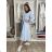 Kurzes Sommerkleid für Damen mit Trägern (S/M EINHEITSGRÖSSE) ITALIAN FASHION IMPBB24B22578 S / M / L dunkelblau