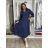 Kurzes Sommerkleid für Damen mit Trägern (S/M EINHEITSGRÖSSE) ITALIAN FASHION IMPBB24B22578 S / M / L dunkelblau