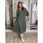 Kurzes Sommerkleid für Damen mit Trägern (S/M EINHEITSGRÖSSE) ITALIAN FASHION IMPBB24B22578 S / M / L dunkelblau