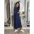 Kurzes Sommerkleid für Damen mit Trägern (S/M EINHEITSGRÖSSE) ITALIAN FASHION IMPBB24B22578 S / M / L dunkelblau