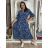 Kurzes Sommerkleid für Damen mit Trägern (S/M EINHEITSGRÖSSE) ITALIAN FASHION IMPBB24B22578 S / M / L dunkelblau