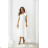 Damen (34-38) POLISH FASHION PMLWD24AMELIA Trägerloses langes Partykleid mit Pailletten weiß 36
