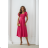 Damen (34-38) POLISH FASHION PMLWD24AMELIA Trägerloses langes Partykleid mit Pailletten růžová fuchsiová 