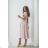 Damen (34-38) POLISH FASHION PMLWD24AMELIA Trägerloses langes Partykleid mit Pailletten Rose alte Rose 36