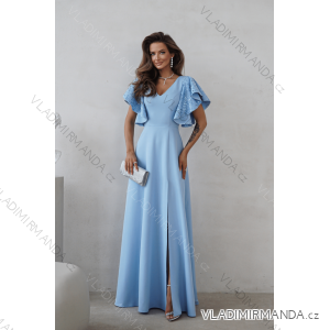 Damen (34-38) POLISH FASHION PMLWD24AMELIA Trägerloses langes Partykleid mit Pailletten