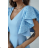 Damen (34-38) POLISH FASHION PMLWD24AMELIA Trägerloses langes Partykleid mit Pailletten blau 50