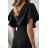 Damen (34-38) POLISH FASHION PMLWD24AMELIA Trägerloses langes Partykleid mit Pailletten schwarz 34