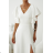 Damen (34-38) POLISH FASHION PMLWD24AMELIA Trägerloses langes Partykleid mit Pailletten weiß 42