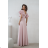 Damen (34-38) POLISH FASHION PMLWD24AMELIA Trägerloses langes Partykleid mit Pailletten Rose alte Rose 42