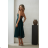 Damen (34-38) POLISH FASHION PMLWD24AMELIA Trägerloses langes Partykleid mit Pailletten zelená tmavá 34