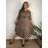 Langes ärmelloses Sommerkleid für Damen KLEO (Einheitsgröße S/M) ITALIAN FASHION IMSM26000033/DUR <div>
<p>2XL / 3XL</p>
</div> brown Schokolade