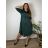 Šaty košilové oversize krátký rukáv dámské (M/L//XL ONE SIZE) ITALSKÁ MÓDA IM422525
