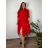 Šaty košilové oversize krátký rukáv dámské (M/L//XL ONE SIZE) ITALSKÁ MÓDA IM422525 46/48/50 schwarz