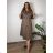Šaty košilové oversize krátký rukáv dámské (M/L//XL ONE SIZE) ITALSKÁ MÓDA IM422525