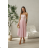 Damen (34-38) POLISH FASHION PMLWD24AMELIA Trägerloses langes Partykleid mit Pailletten Rose alte Rose 34