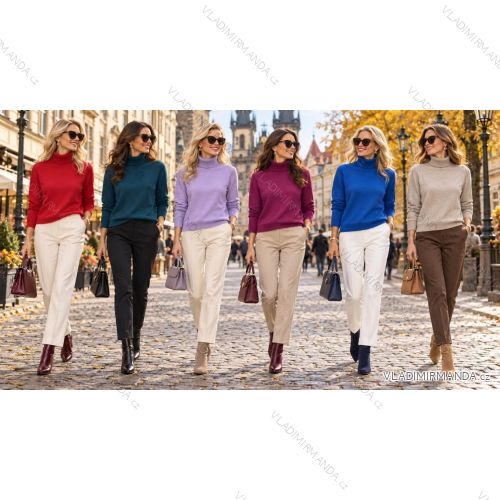 Elegante, lange Jogginghose für Damen (Einheitsgröße S/M/L) ITALIAN FASHION IMD23634