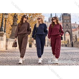 Damen-Trainingsanzug-Set (Sweatshirt und Jogginghose) (Einheitsgröße S/M/L) ITALIENISCHE MODE IMD26105